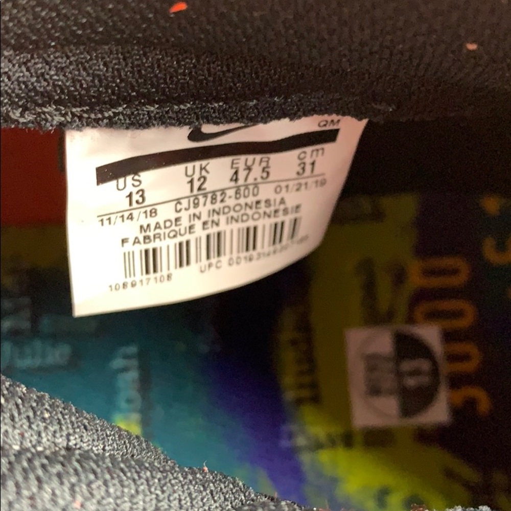 Nike Ben Simmons Mid Blazer Shoes Orange Red plaid - Picture 7 of 8